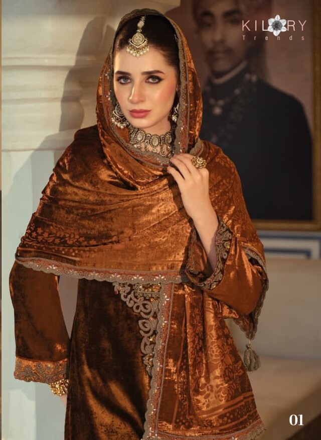 kilory Trends Legacy Embroidery Salwar Kameez Catalog collection 12
