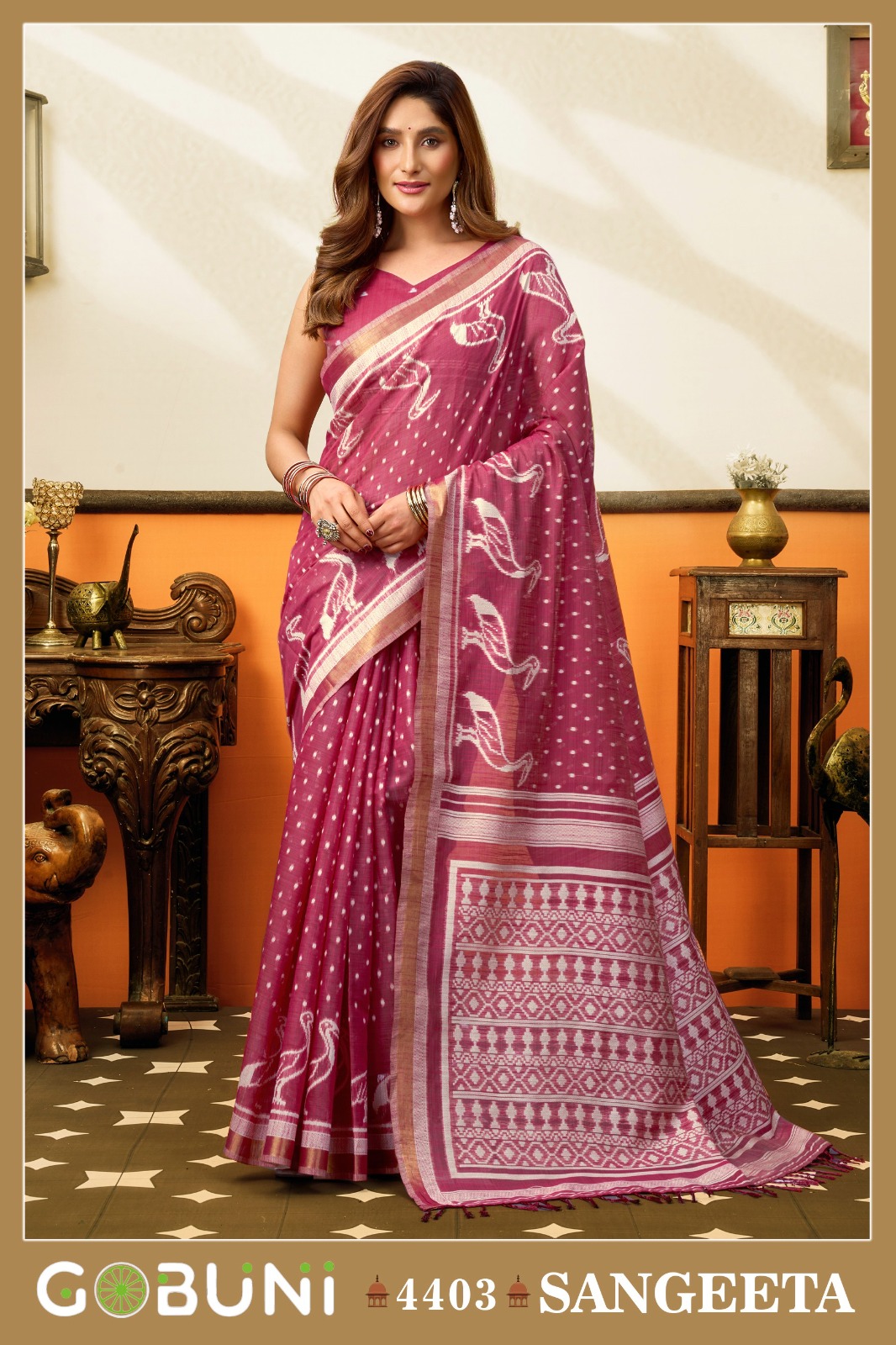 Gobuni Sangeeta Sarees catalog collection 5