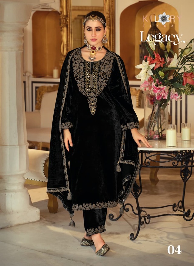 kilory Trends Legacy Embroidery Salwar Kameez Catalog collection 15