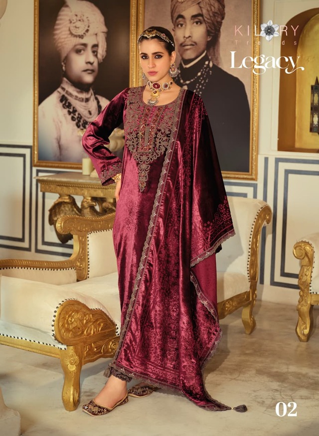 kilory Trends Legacy Embroidery Salwar Kameez Catalog collection 7
