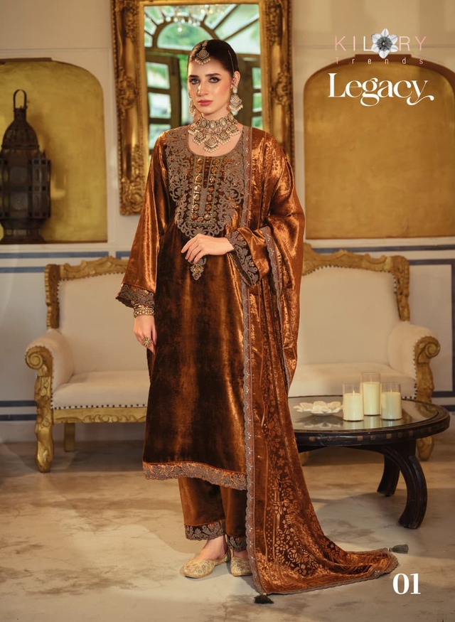 kilory Trends Legacy Embroidery Salwar Kameez Catalog collection 13