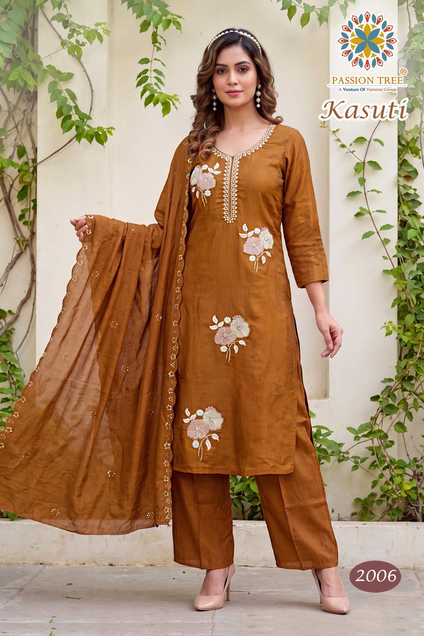 Passion Tree Kasuti Vol 2 Readymade Dress Catalog collection 7