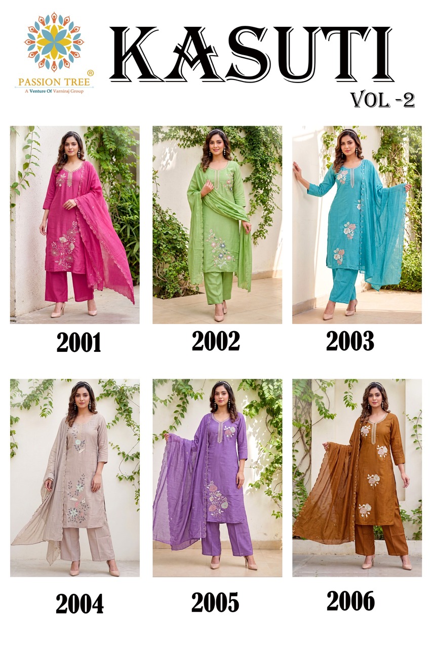 Passion Tree Kasuti Vol 2 Readymade Dress Catalog collection 1