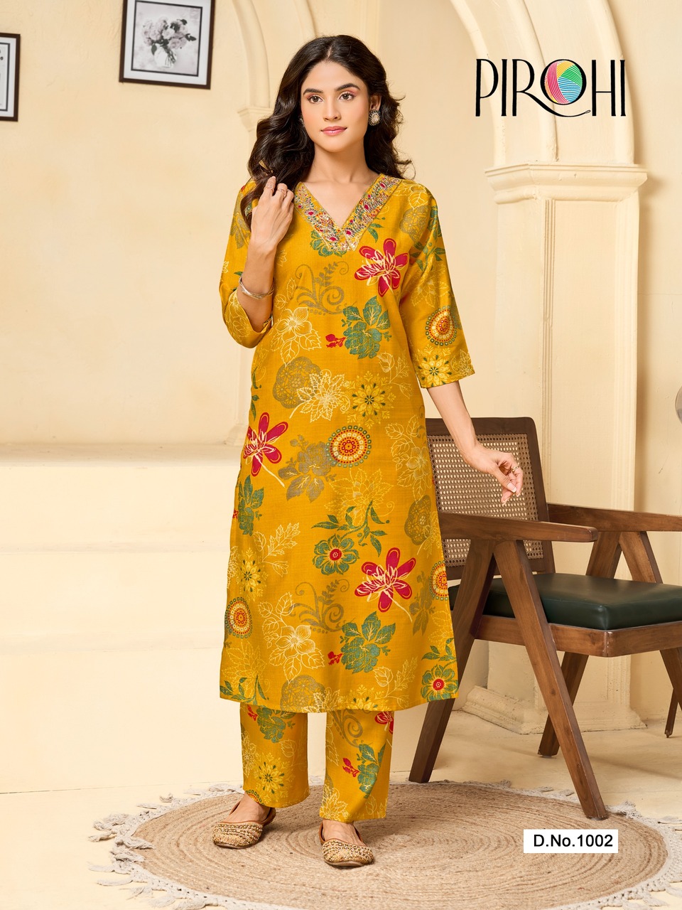 Pirohi Krishi Kurtish With Bottom Catalog collection 10