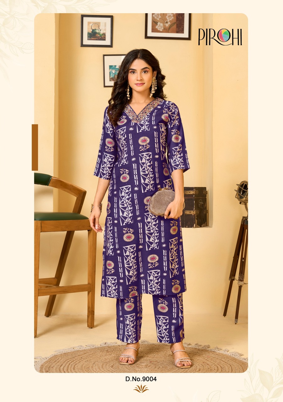 Pirohi Krishi Kurtish With Bottom Catalog collection 14