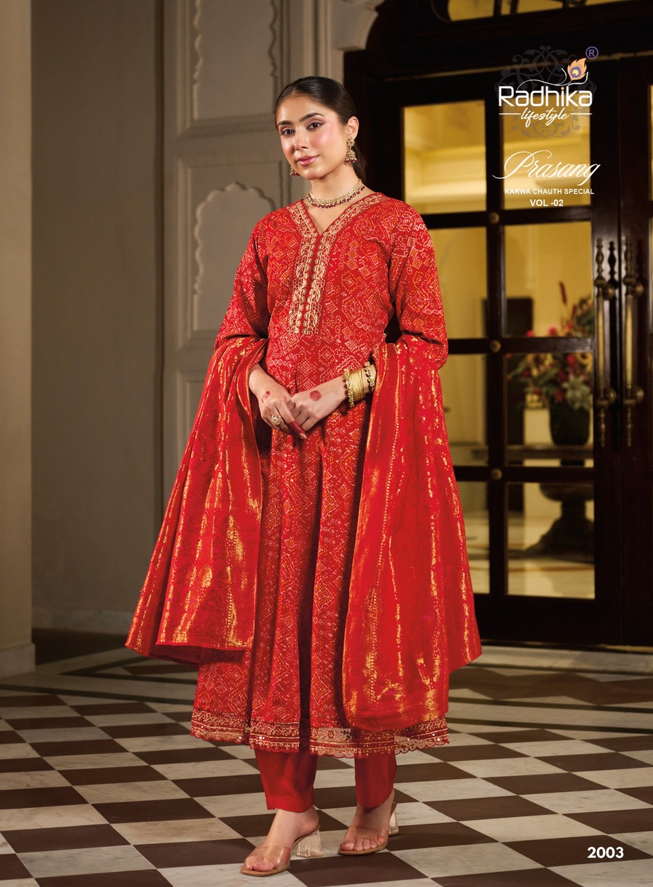 Radhika Lifestyle Prasang Vol 2 Anarkali Suits Catalog collection 4