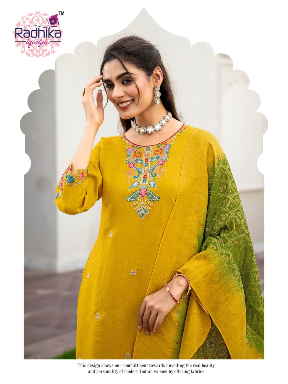 Radhika Lifestyle Haldi Mehndi Readymade Dress Catalog collection 7