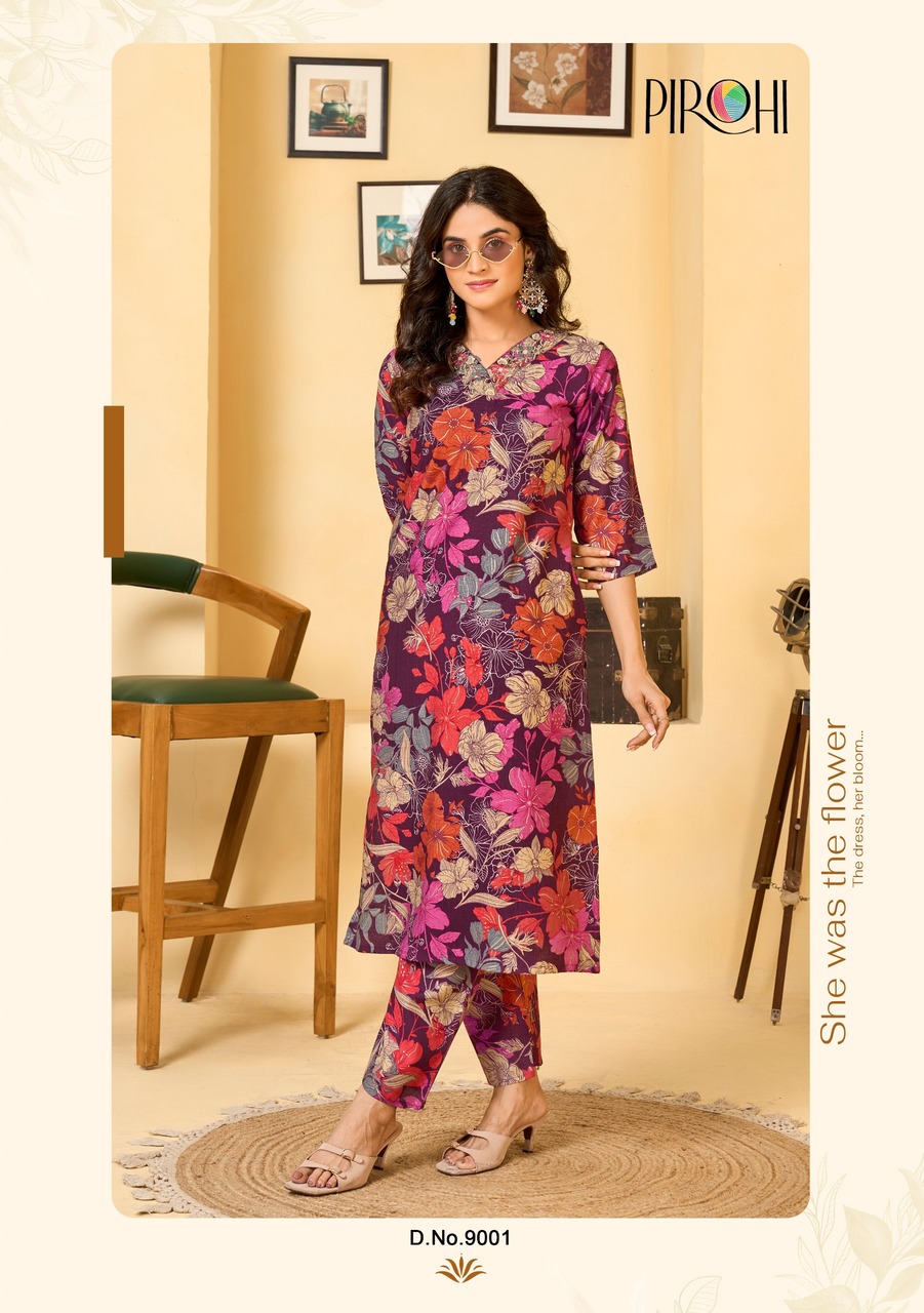 Pirohi Krishi Kurtish With Bottom Catalog collection 13
