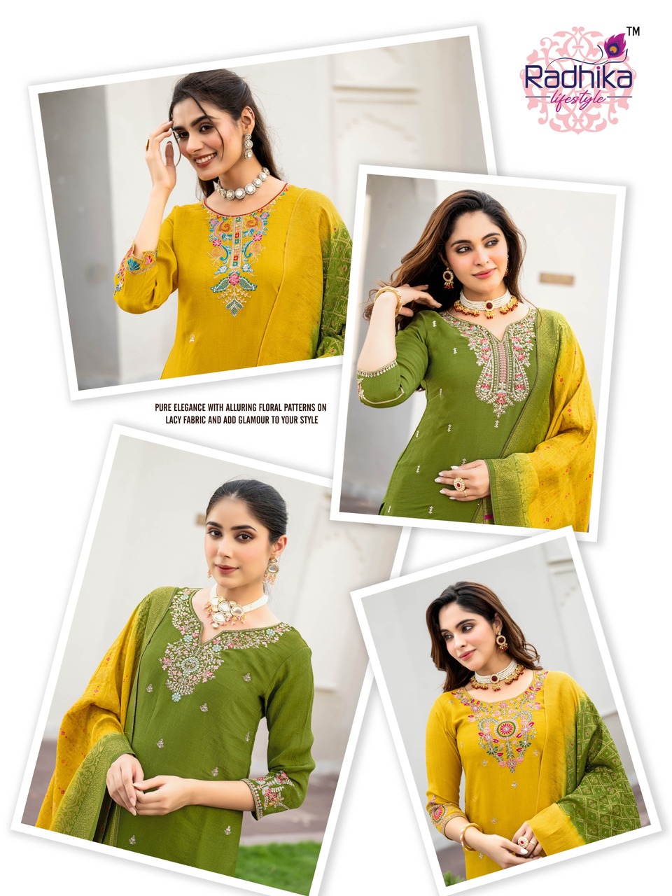 Radhika Lifestyle Haldi Mehndi Readymade Dress Catalog collection 5