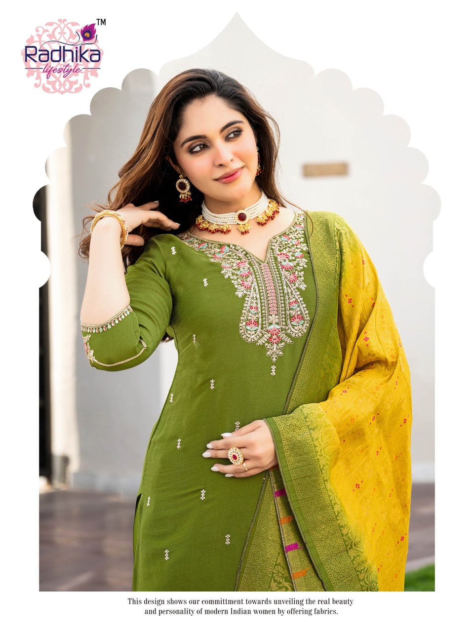 Radhika Lifestyle Haldi Mehndi Readymade Dress Catalog collection 6