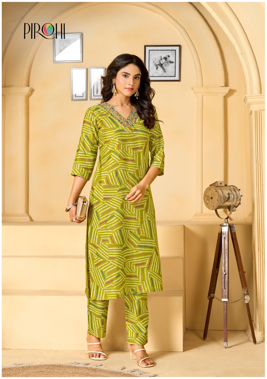 Pirohi Krishi Kurtish With Bottom Catalog collection 12