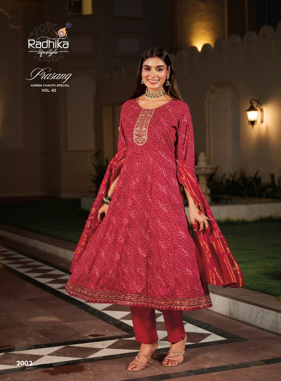 Radhika Lifestyle Prasang Vol 2 Anarkali Suits Catalog collection 8