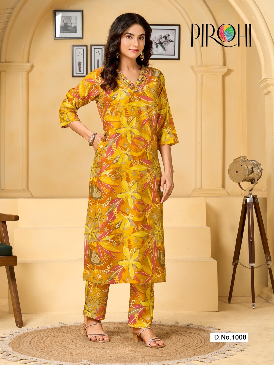 Pirohi Krishi Kurtish With Bottom Catalog collection 4