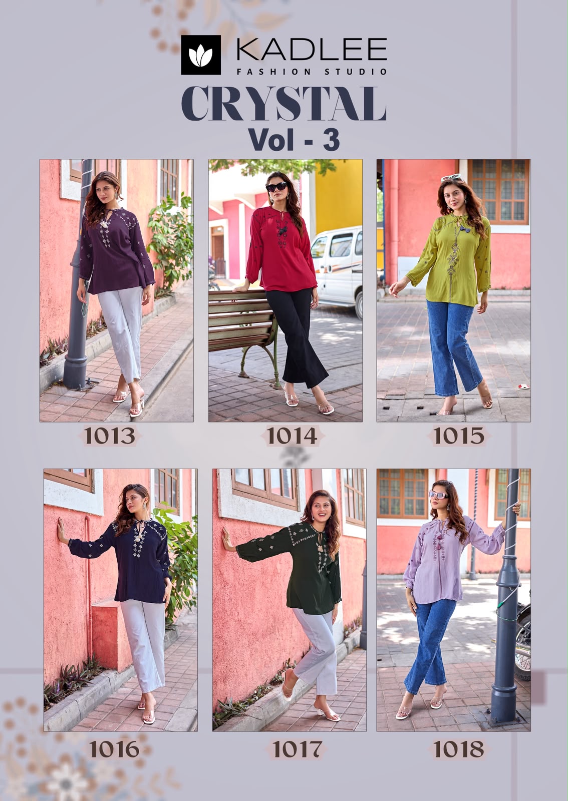 Kadlee Crystal Vol 3 Rayon Kurti Catalog collection 1