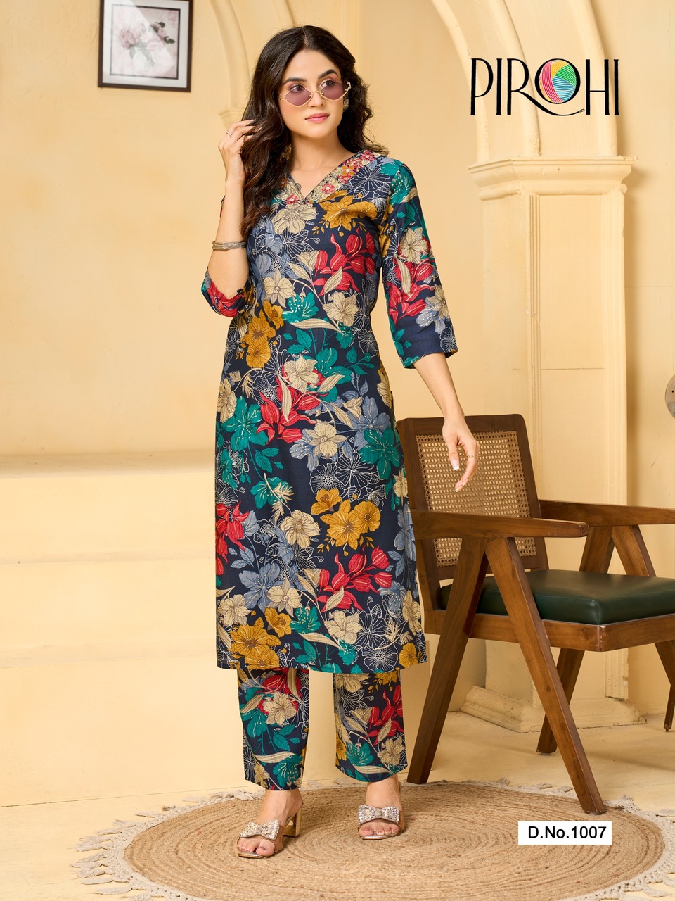 Pirohi Krishi Kurtish With Bottom Catalog collection 3