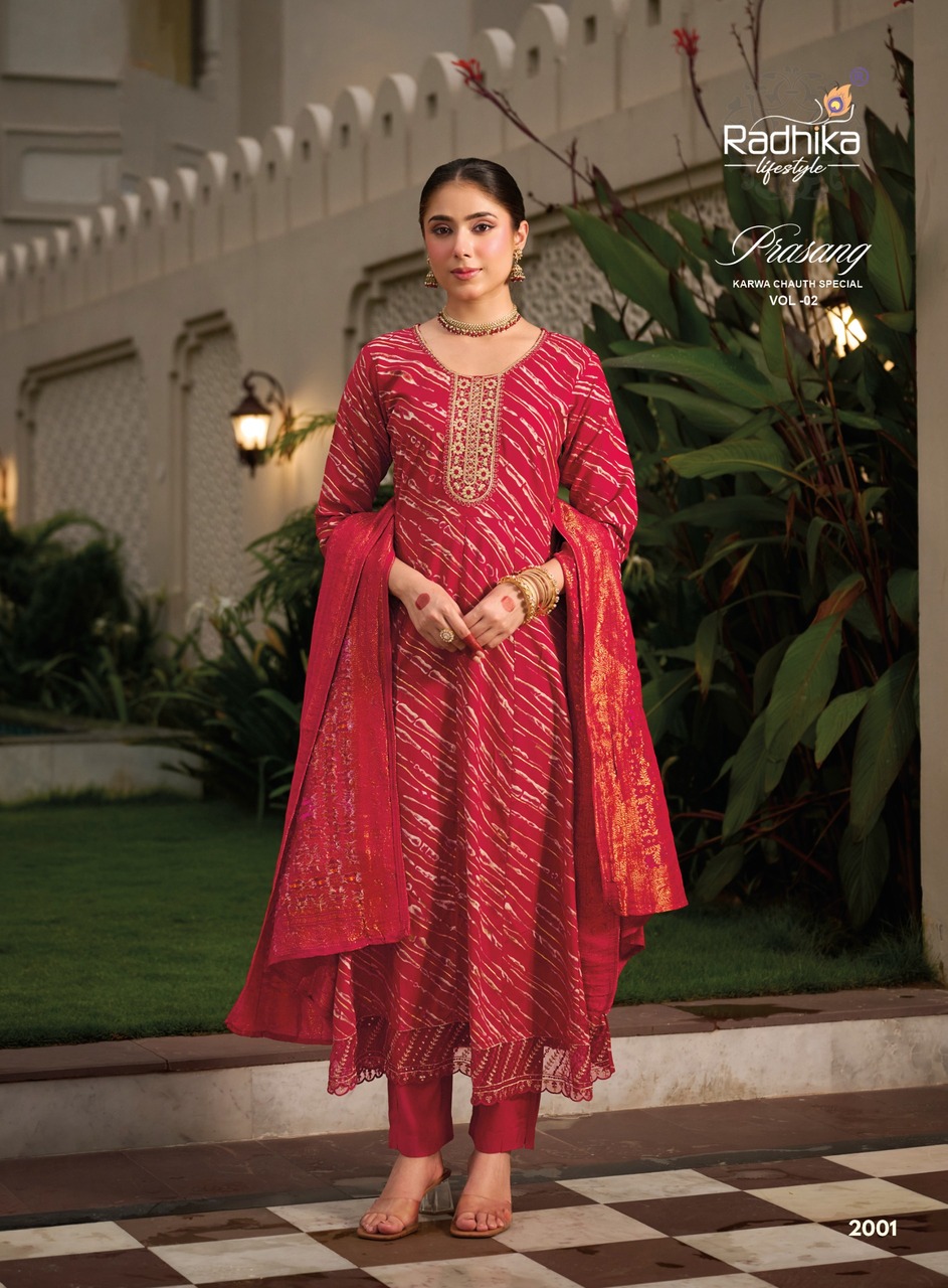 Radhika Lifestyle Prasang Vol 2 Anarkali Suits Catalog collection 9