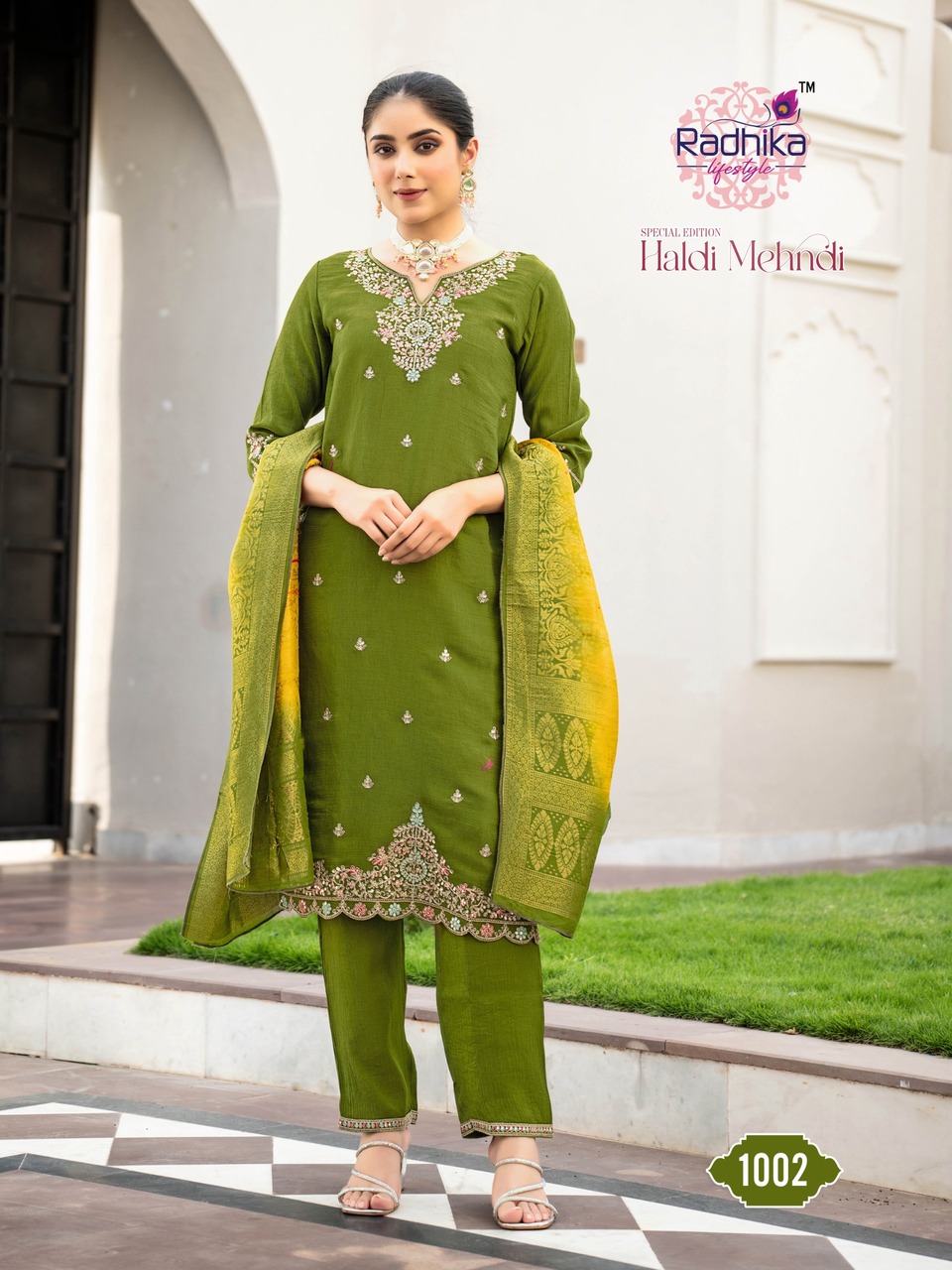 Radhika Lifestyle Haldi Mehndi Readymade Dress Catalog collection 8