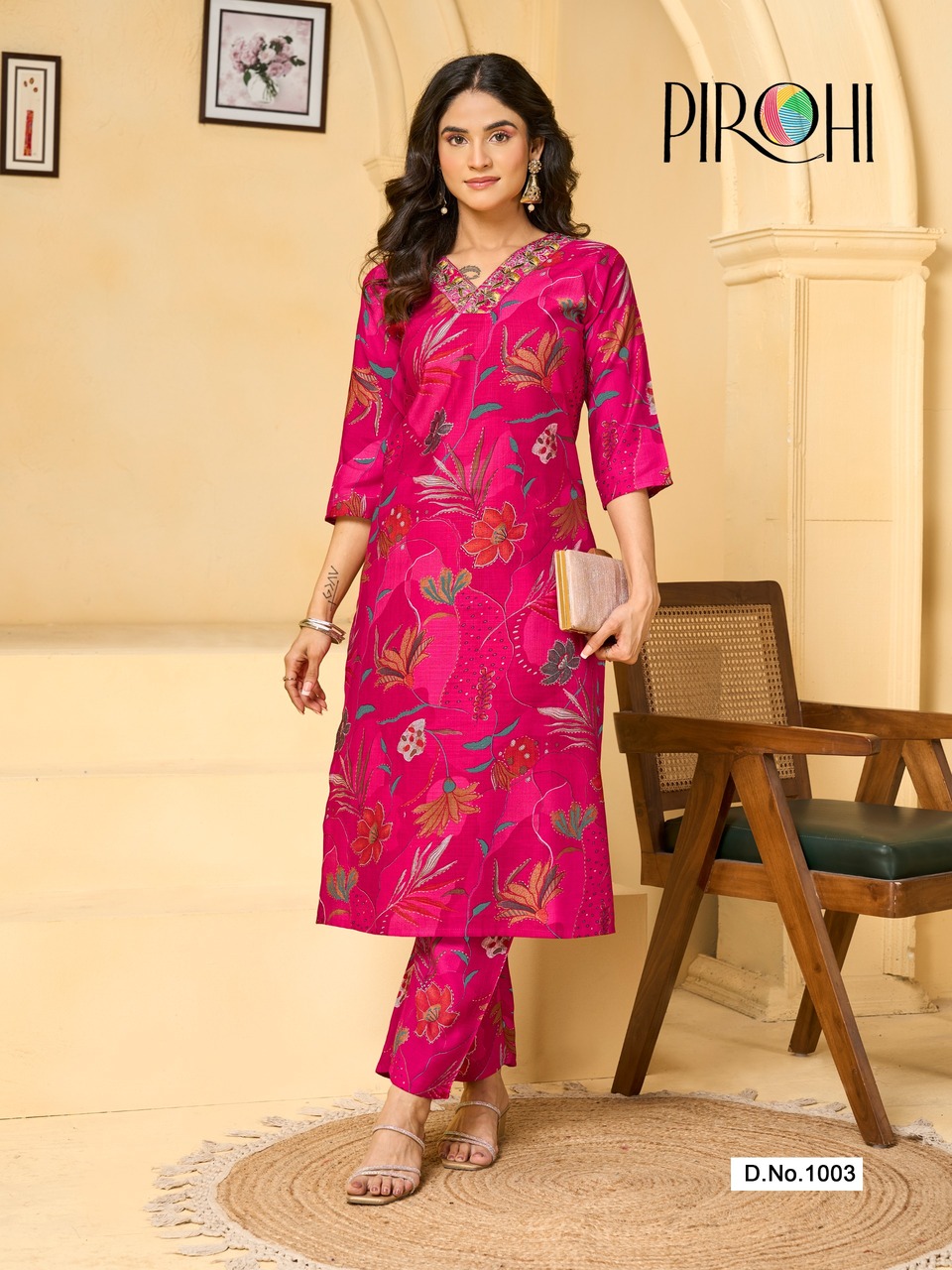 Pirohi Krishi Kurtish With Bottom Catalog collection 7