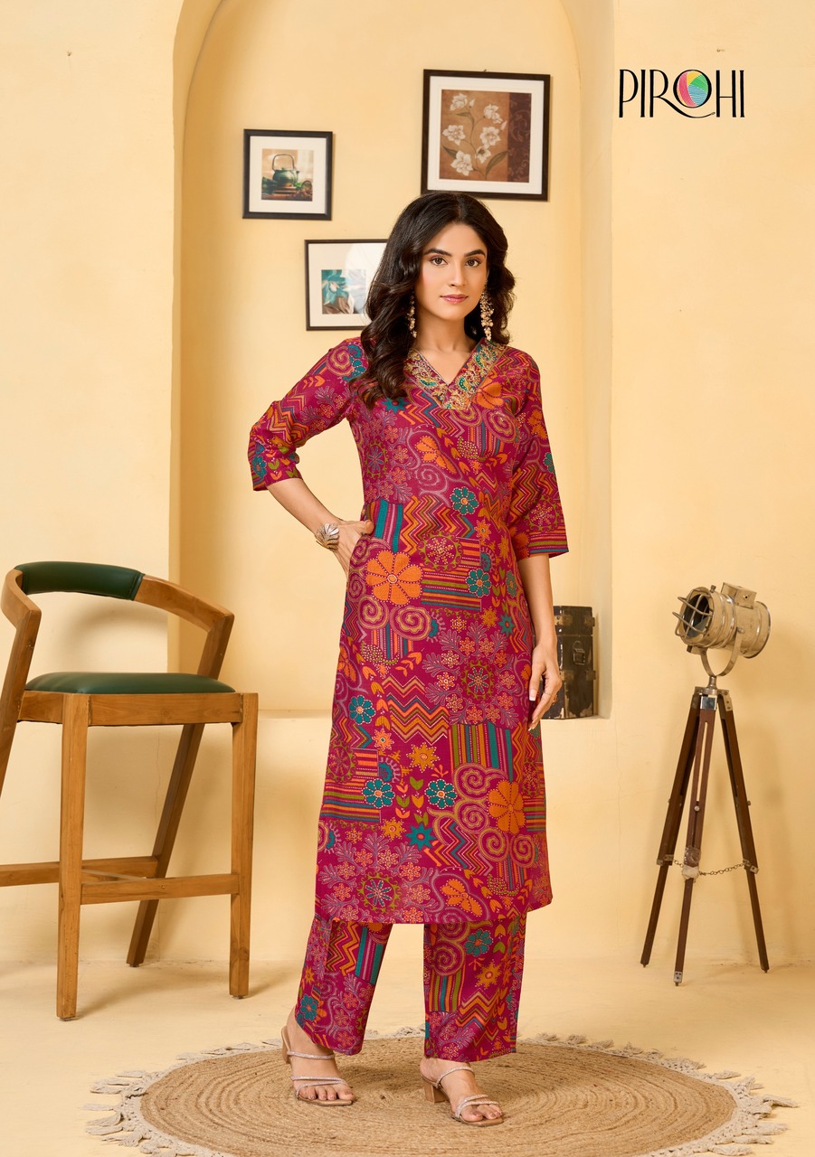Pirohi Krishi Kurtish With Bottom Catalog collection 11