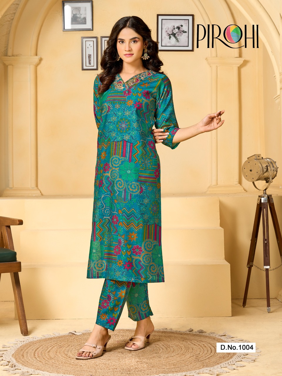 Pirohi Krishi Kurtish With Bottom Catalog collection 8