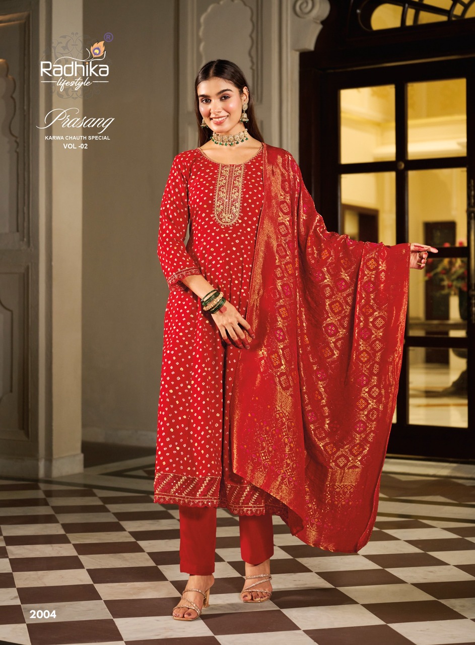 Radhika Lifestyle Prasang Vol 2 Anarkali Suits Catalog collection 5