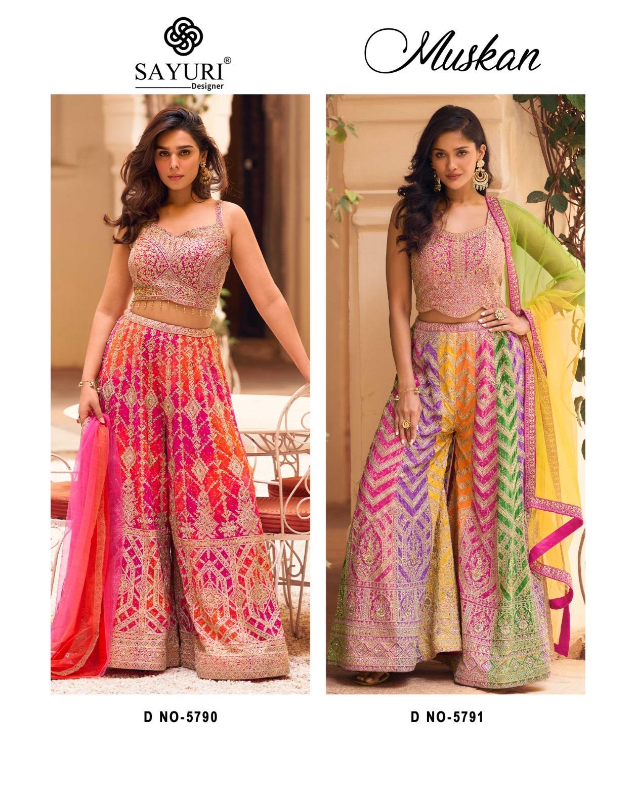 Sayuri Designer Muskan Designer Salwar Suits Catalog collection 9