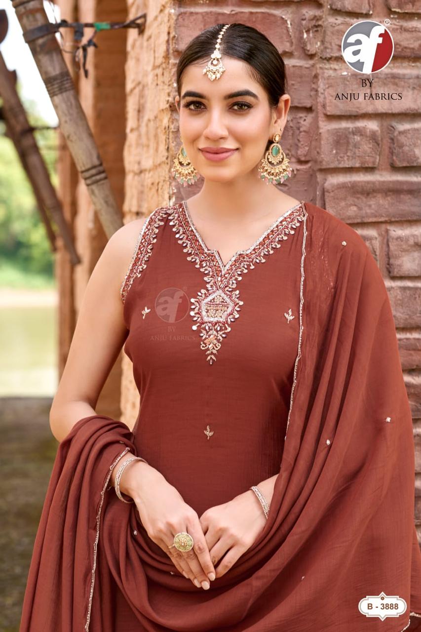 Anju Fabrics Dno B 3901 Readymade Dress Size Set collection 3