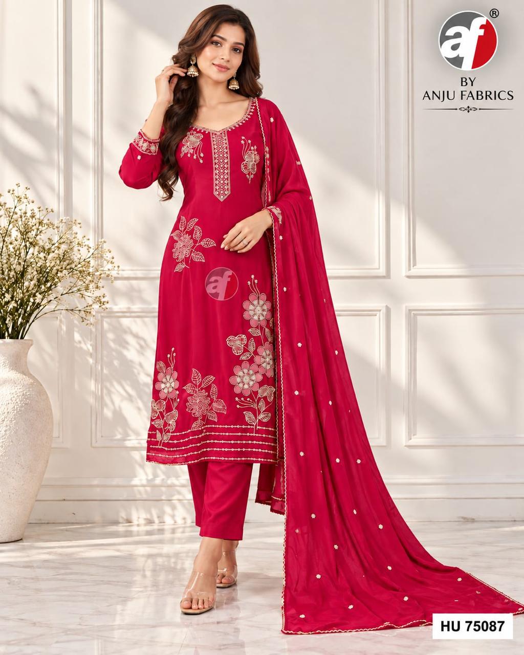 Anju Fabrics Dno HU 75086 Readymade Dress Size Set collection 3
