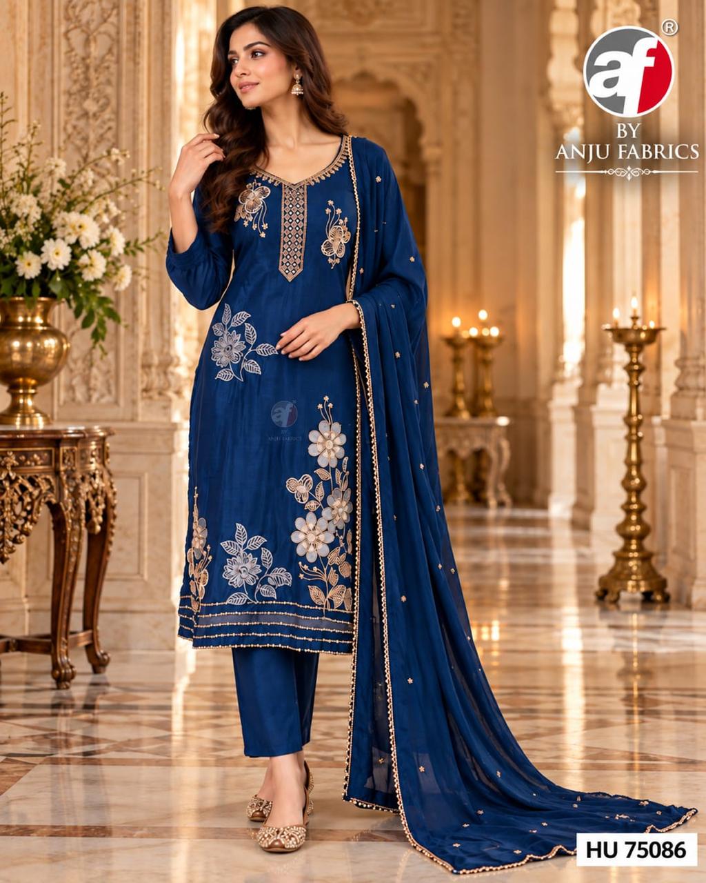 Anju Fabrics Dno HU 75086 Readymade Dress Size Set collection 2
