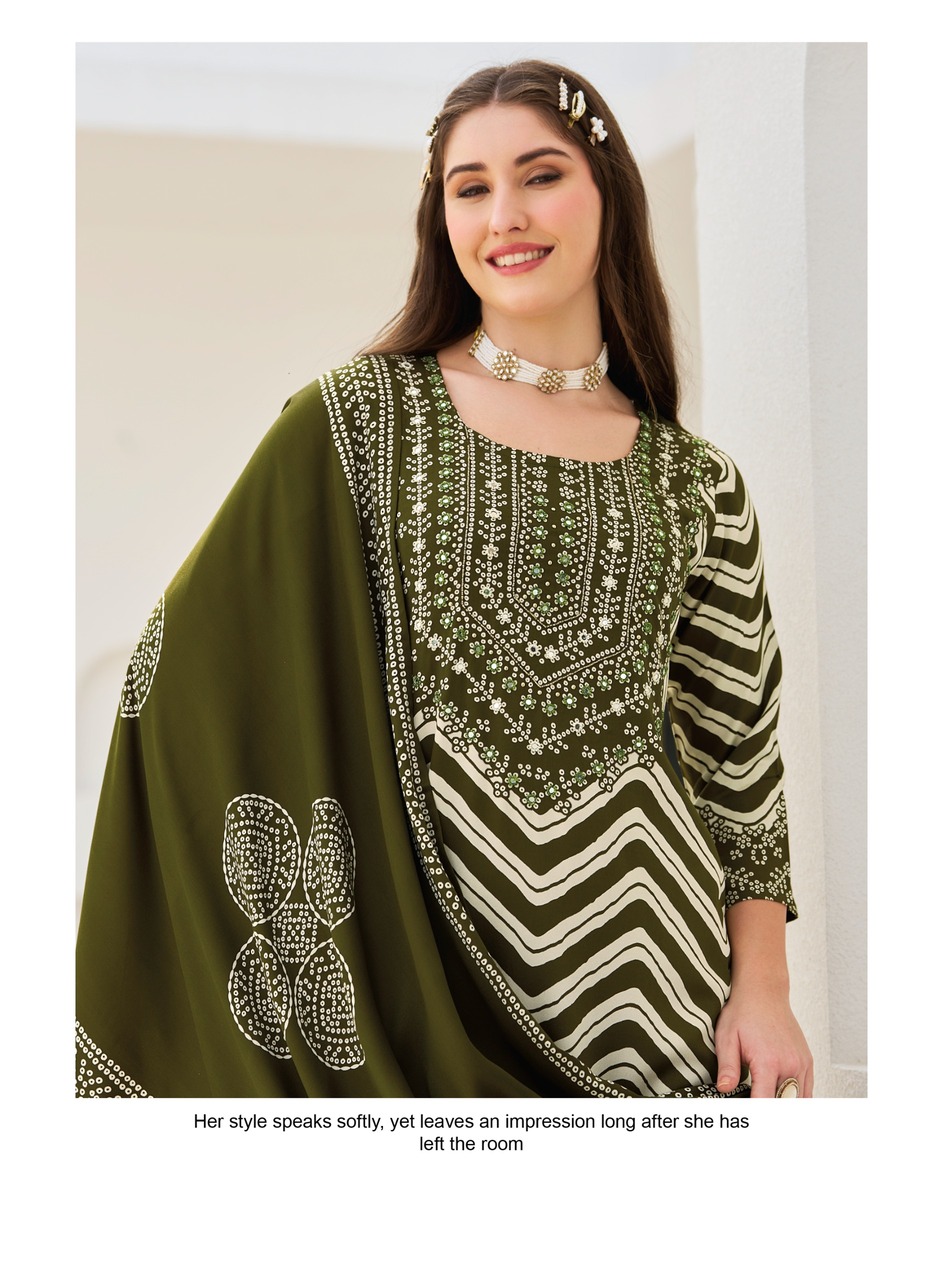 Radhika Lifestyle Sargam Kurti Palazzo Dupatta Set Catalog collection 1