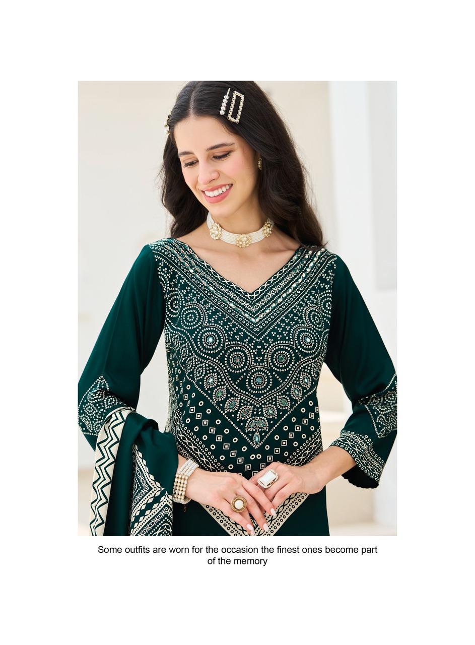 Radhika Lifestyle Sargam Kurti Palazzo Dupatta Set Catalog collection 5