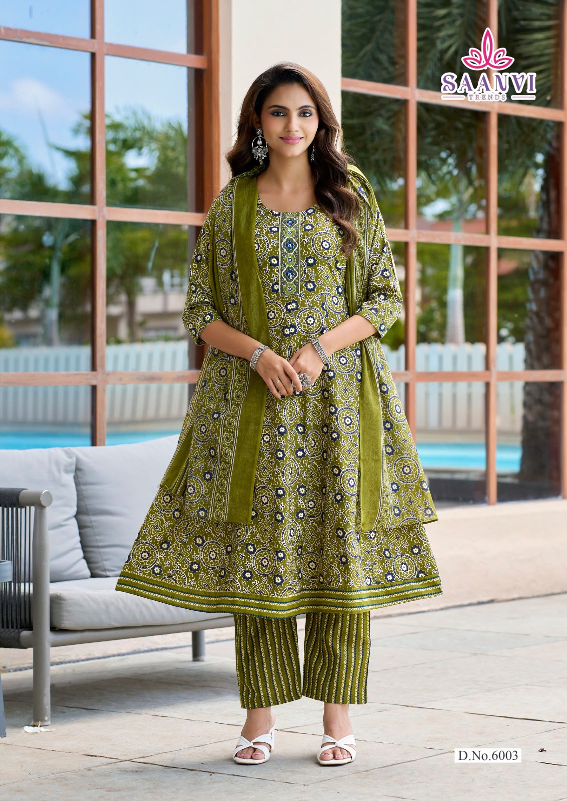 Saanvi Trends Rashmika Vol 6 Anarkali Suits Catalog collection 9
