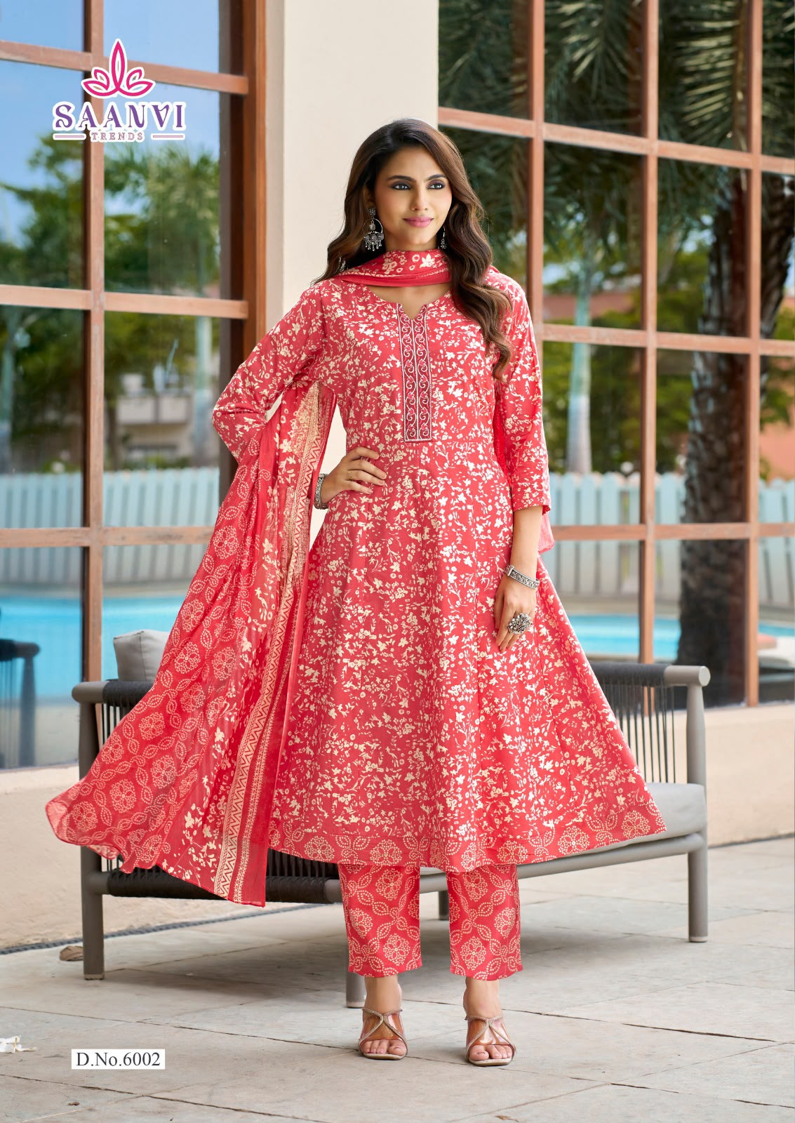 Saanvi Trends Rashmika Vol 6 Anarkali Suits Catalog collection 10