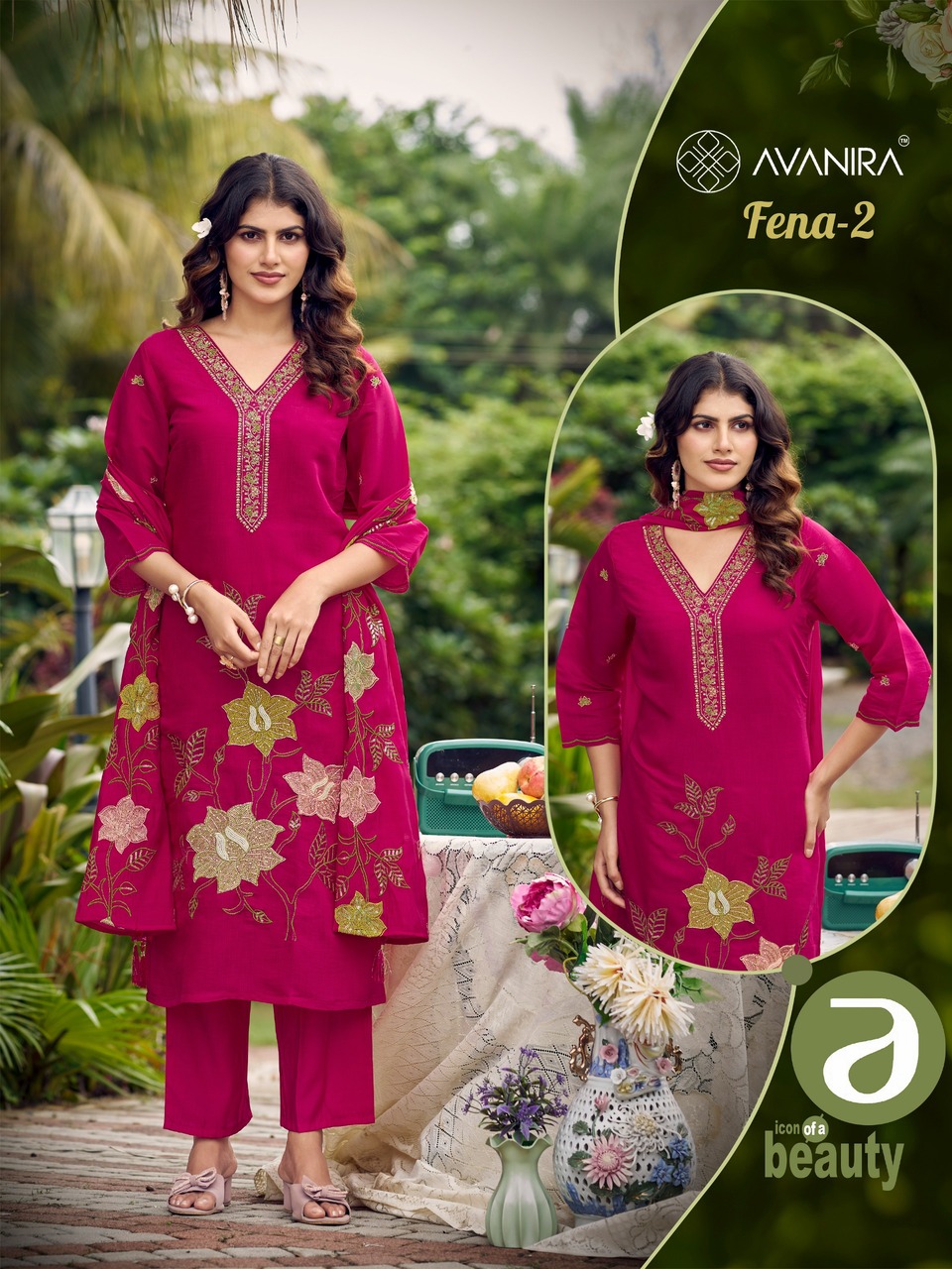 Avanira Fenal Vol 2 Embroidery Salwar Kameez Catalog collection 2