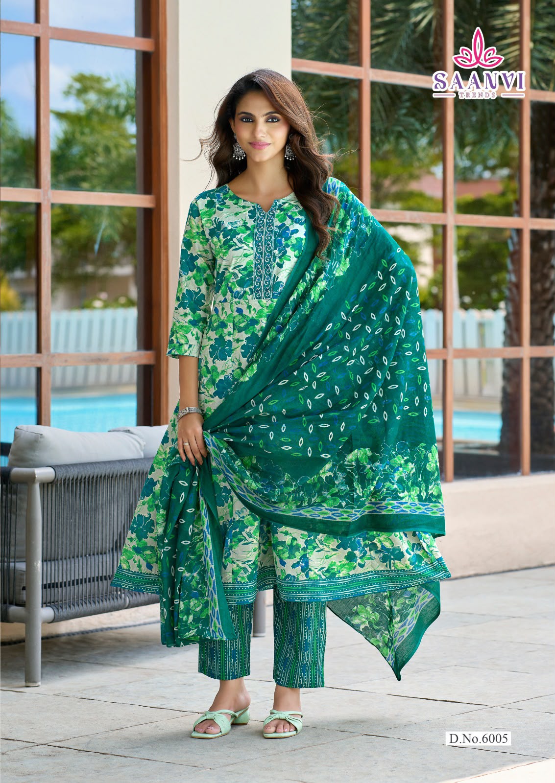 Saanvi Trends Rashmika Vol 6 Anarkali Suits Catalog collection 7