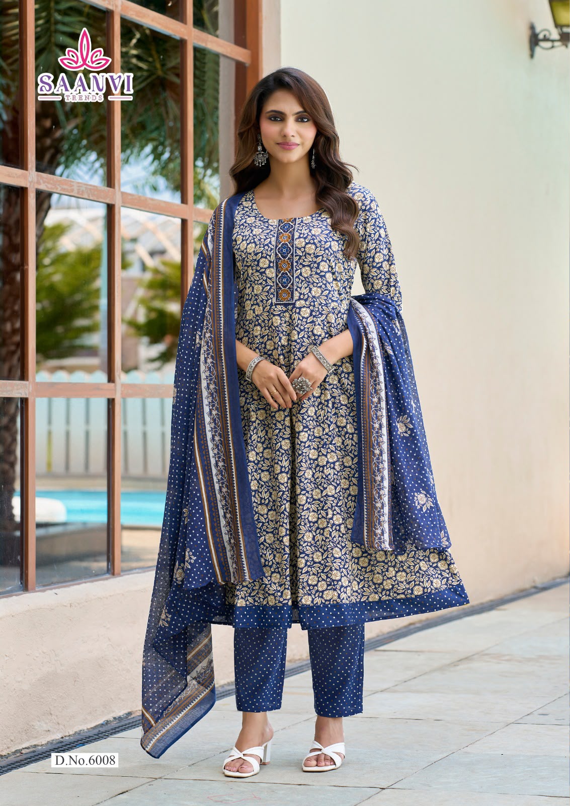 Saanvi Trends Rashmika Vol 6 Anarkali Suits Catalog collection 14