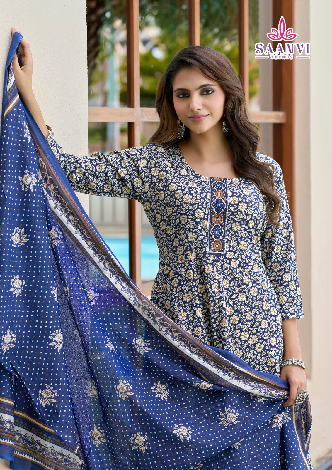 Saanvi Trends Rashmika Vol 6 Anarkali Suits Catalog collection 1