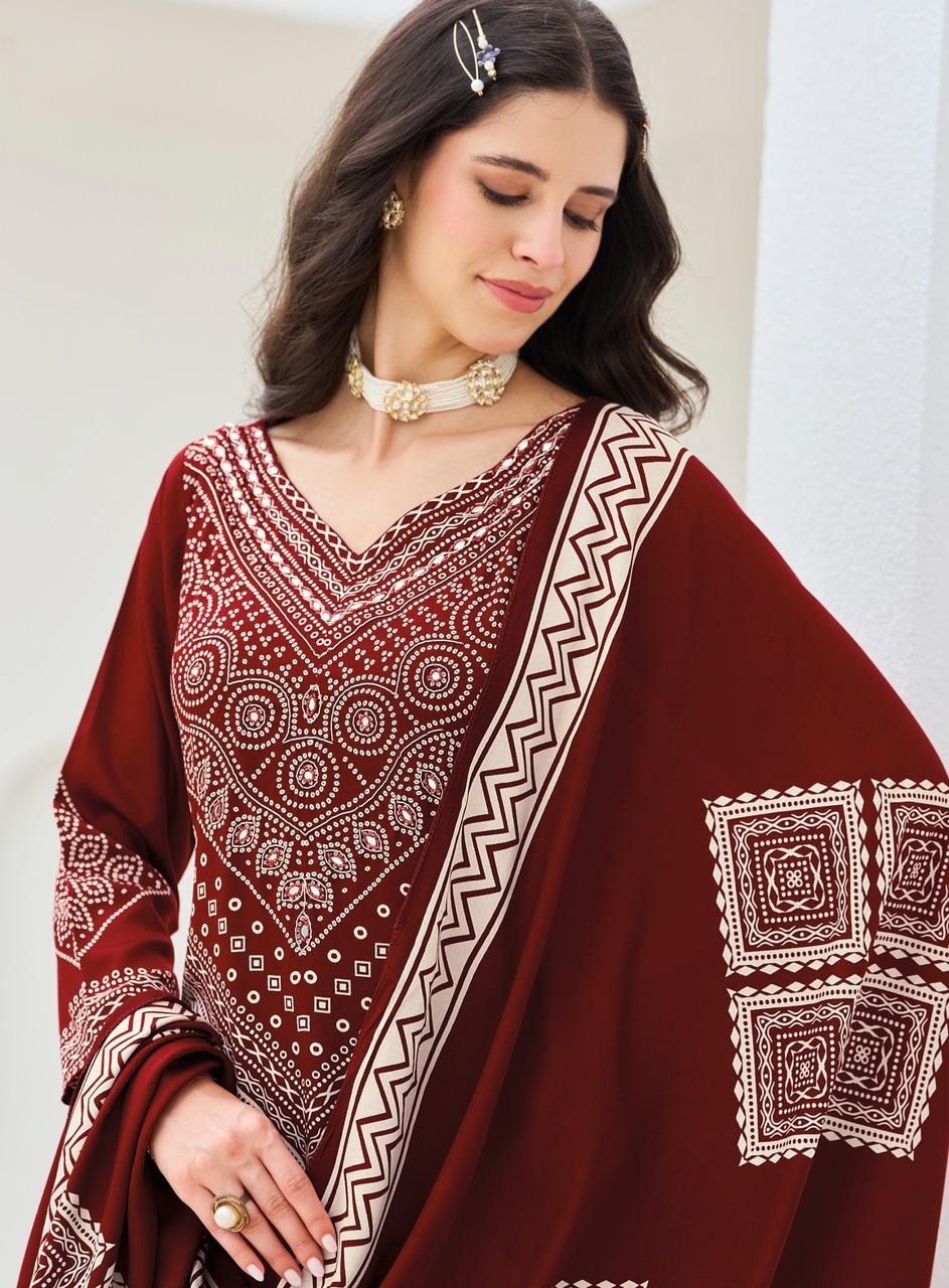 Radhika Lifestyle Sargam Kurti Palazzo Dupatta Set Catalog collection 2