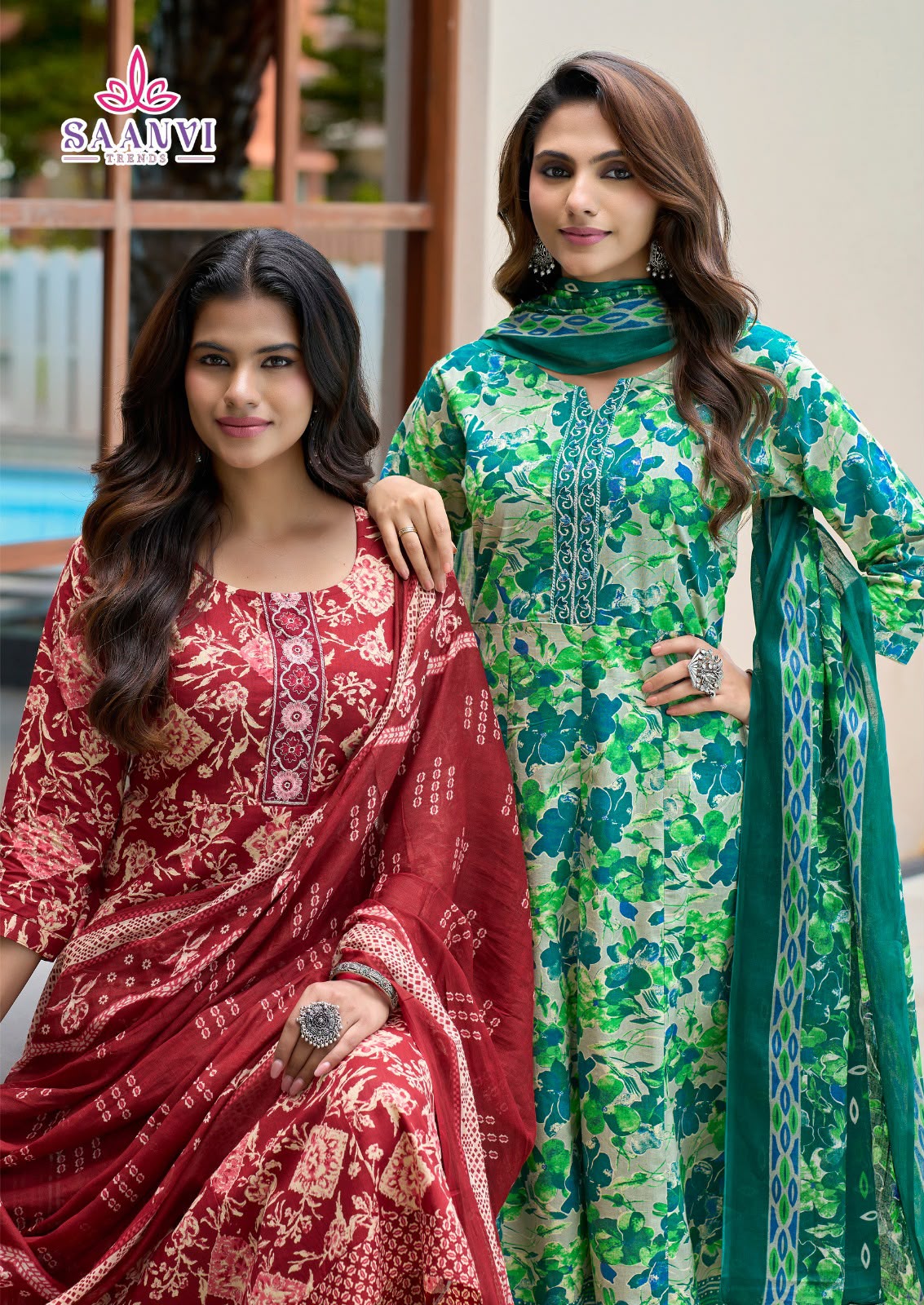 Saanvi Trends Rashmika Vol 6 Anarkali Suits Catalog collection 15