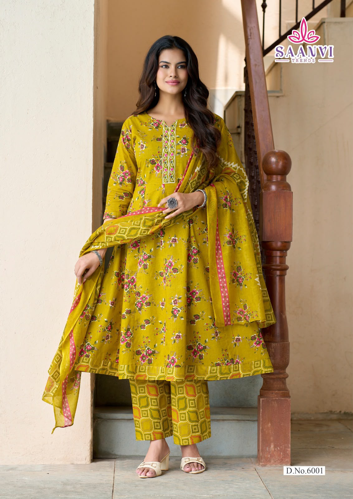 Saanvi Trends Rashmika Vol 6 Anarkali Suits Catalog collection 13