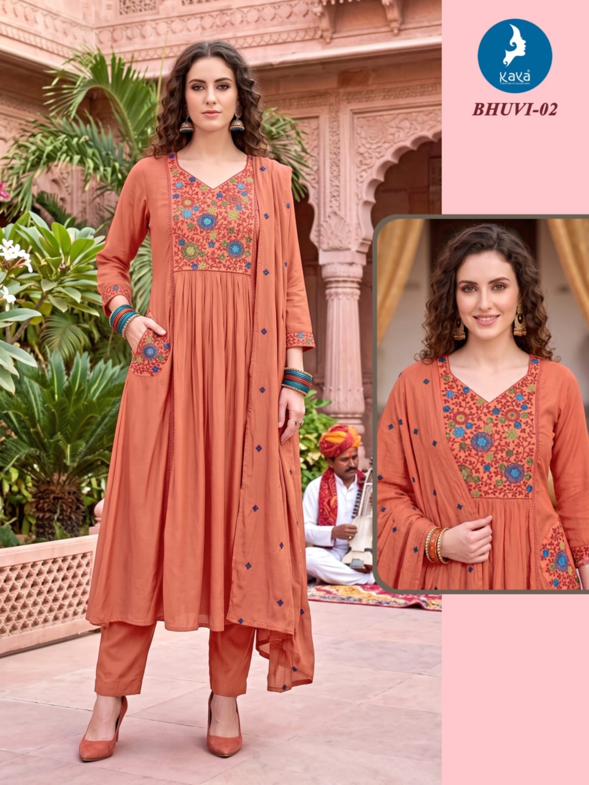 Kaya Kurti Bhuvi Anarkali Suits Size Set collection 5