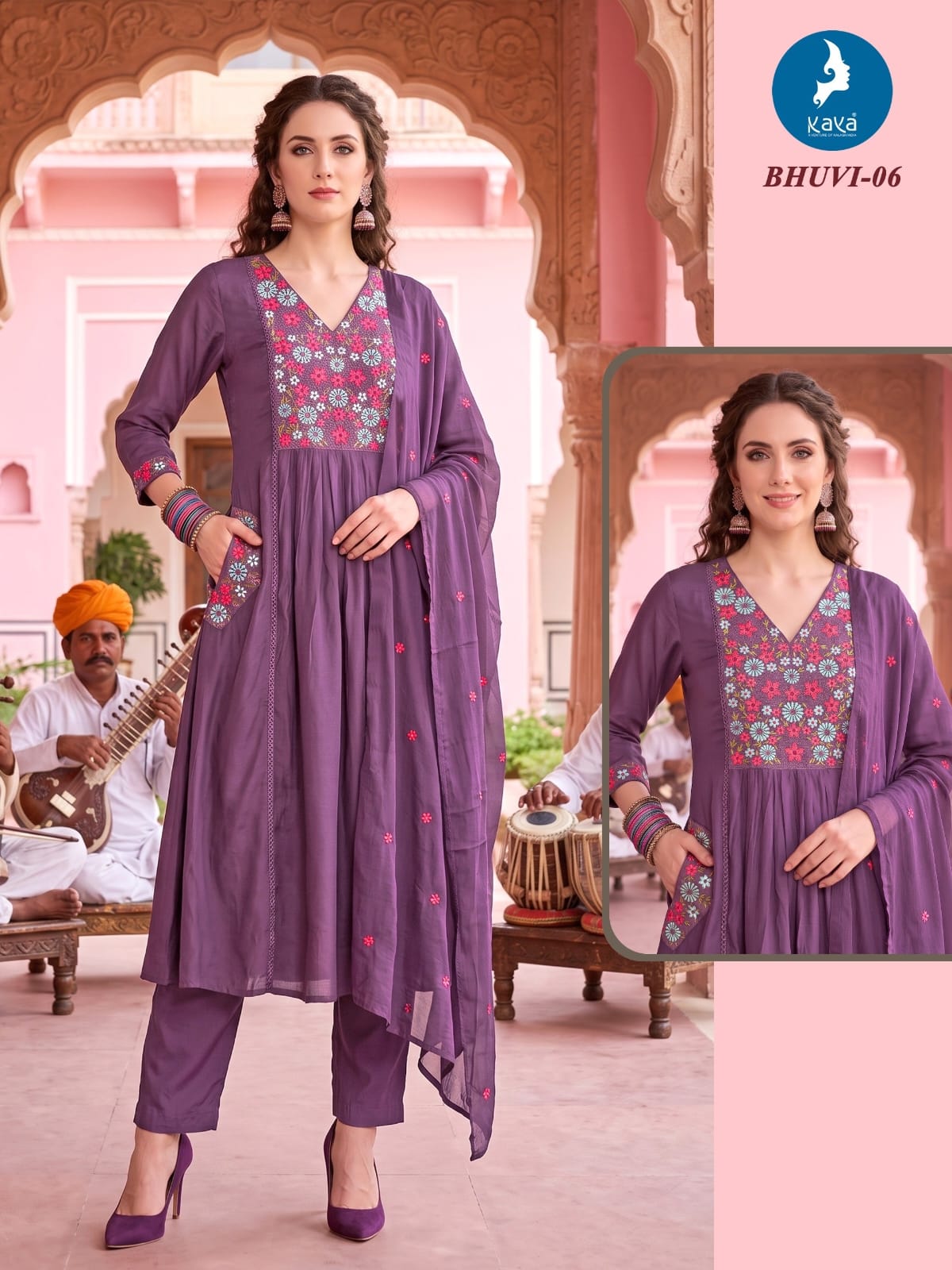 Kaya Kurti Bhuvi Anarkali Suits Size Set collection 4