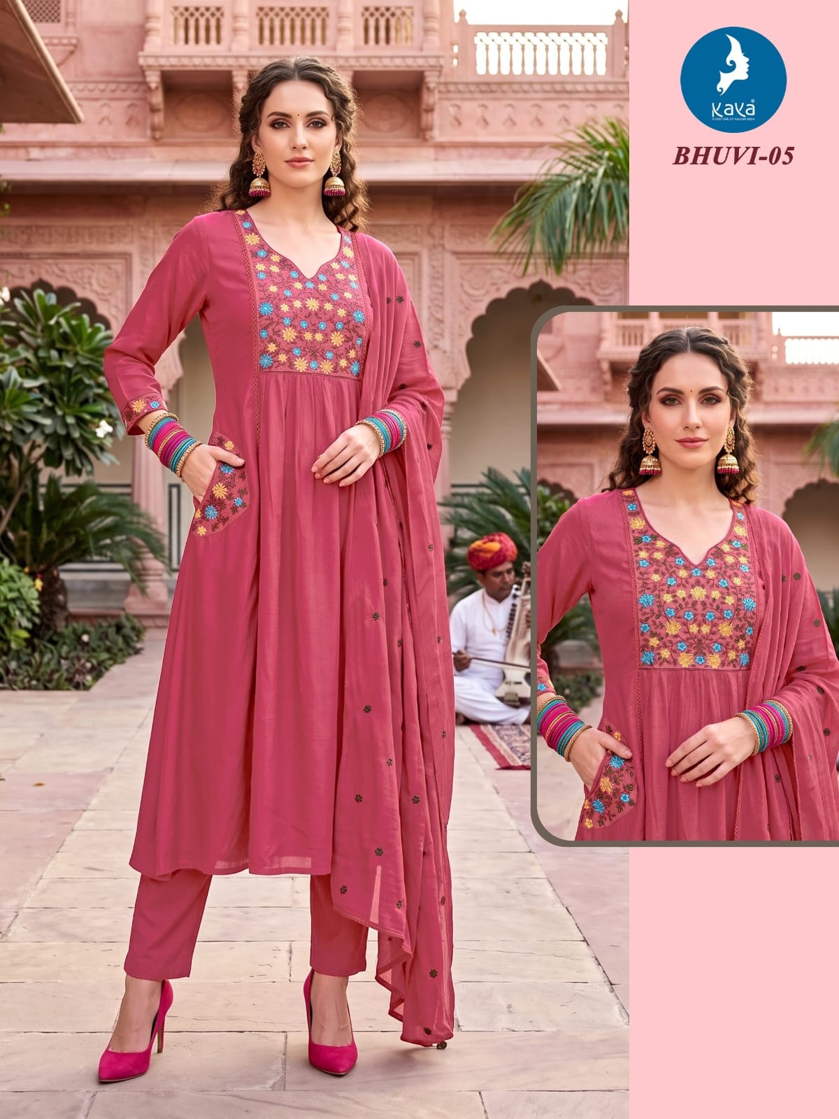 Kaya Kurti Bhuvi Anarkali Suits Size Set collection 3