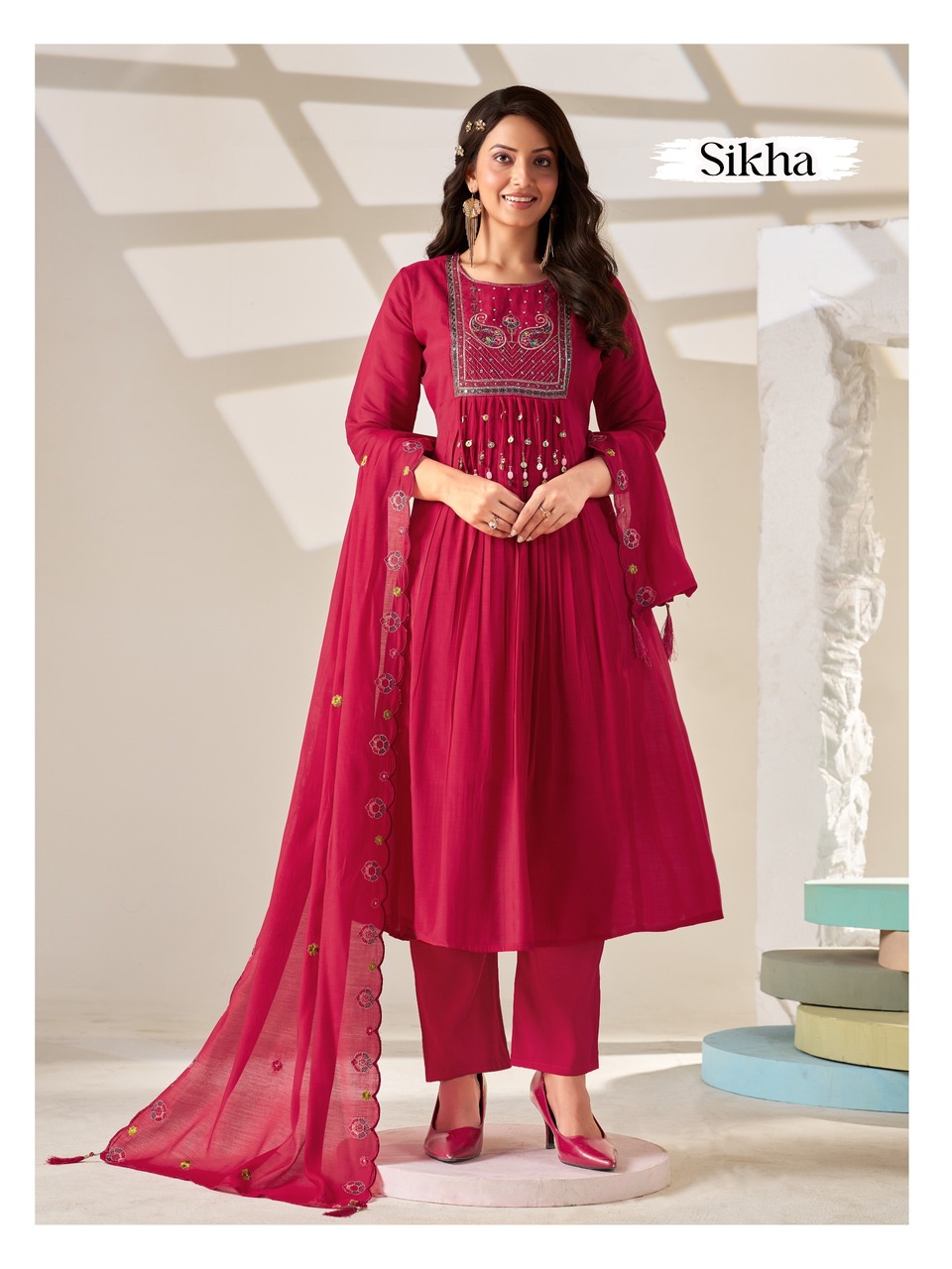 Aarvee Creation Sikha Readymade Dress Size Set collection 6